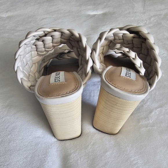 Steve Madden Sandals 7.5M Twisted Heeled - Picture 4 of 8
